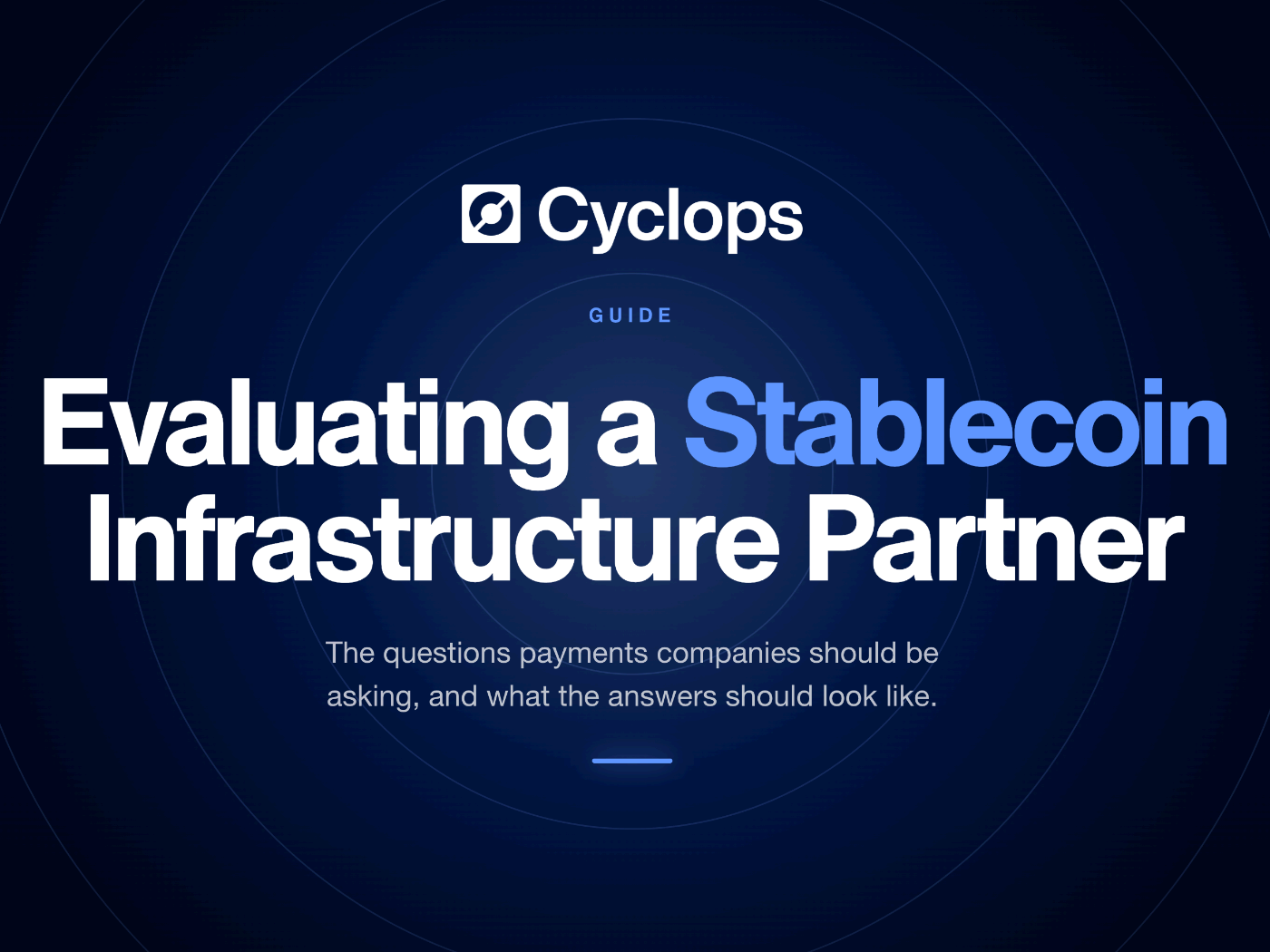 Evaluating a Stablecoin Infrastructure Partner
