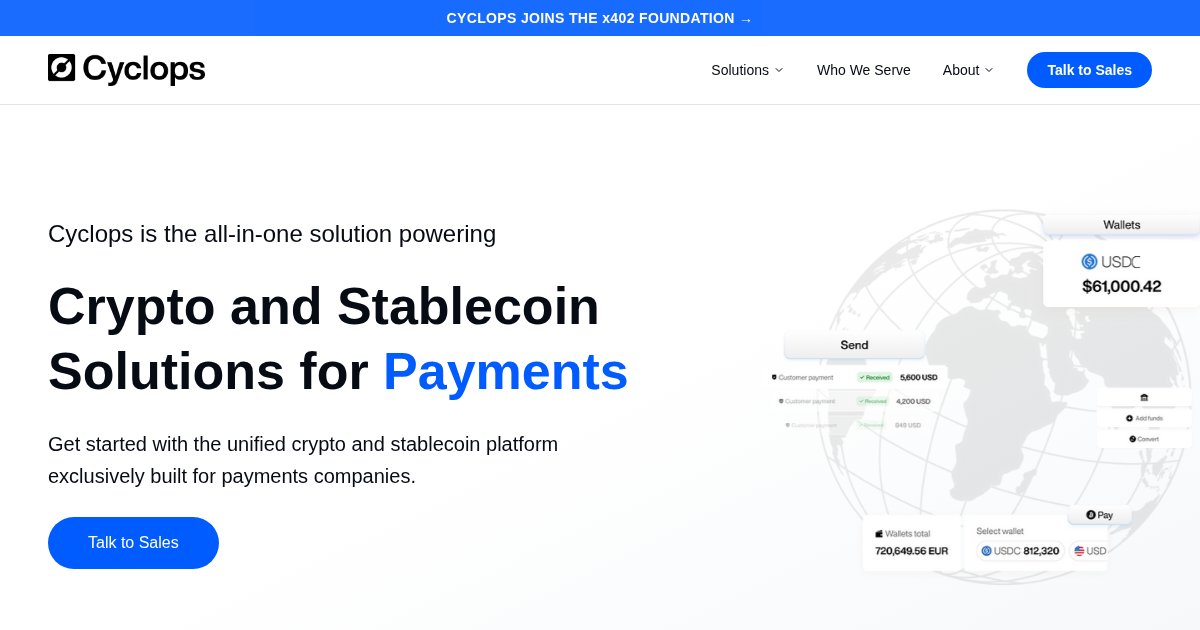 Cyclops's website preview
